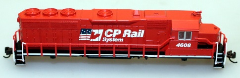 (image for) Body Shell - CP Rail #4608 (N GP40)